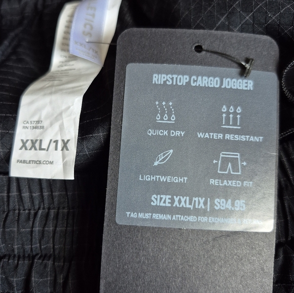 NWT Fabletics Ripstop Cargo Jogger Womens Size XXL - Picture 3 of 9